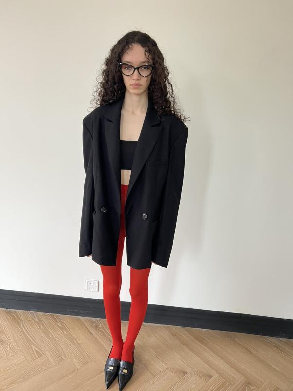 レディース パンツ レディース オフ デート 新年 赤 イン センス レッド ボトム ソックス ストッキング パン スト 女性