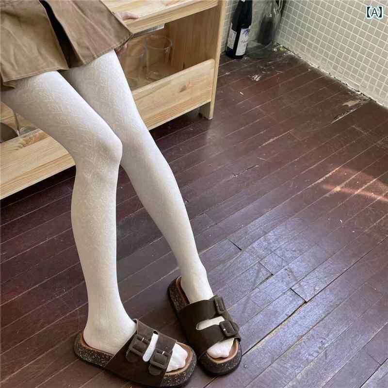 レディース オシャレ かわいい フランスの ヤッピー レトロ 秋冬 宮殿 ボトム ソックス レギンス 古風お 金の パターン パン スト グレー シリーズ