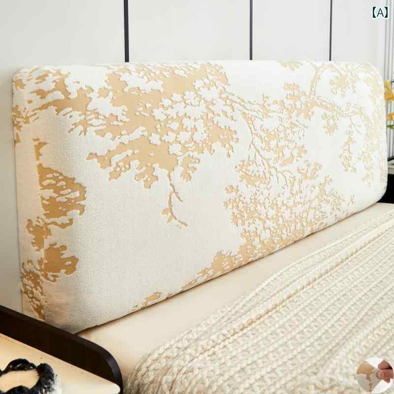 おしゃれ ベット ヘッド カバー 2025 高級 弾性 ユニバーサル 木製 ベッド サイド カバー 保護 醜い ア..