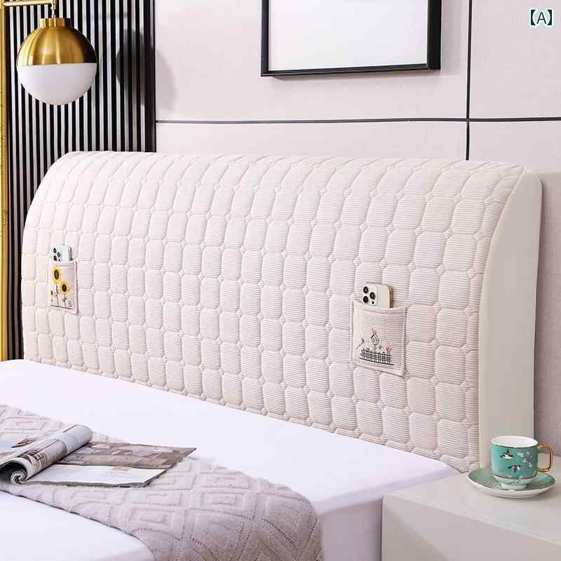 おしゃれ ベット ヘッド カバー ベッド ヘッド カバー ユニバーサル 2024 ソフト シンプル オール シー..