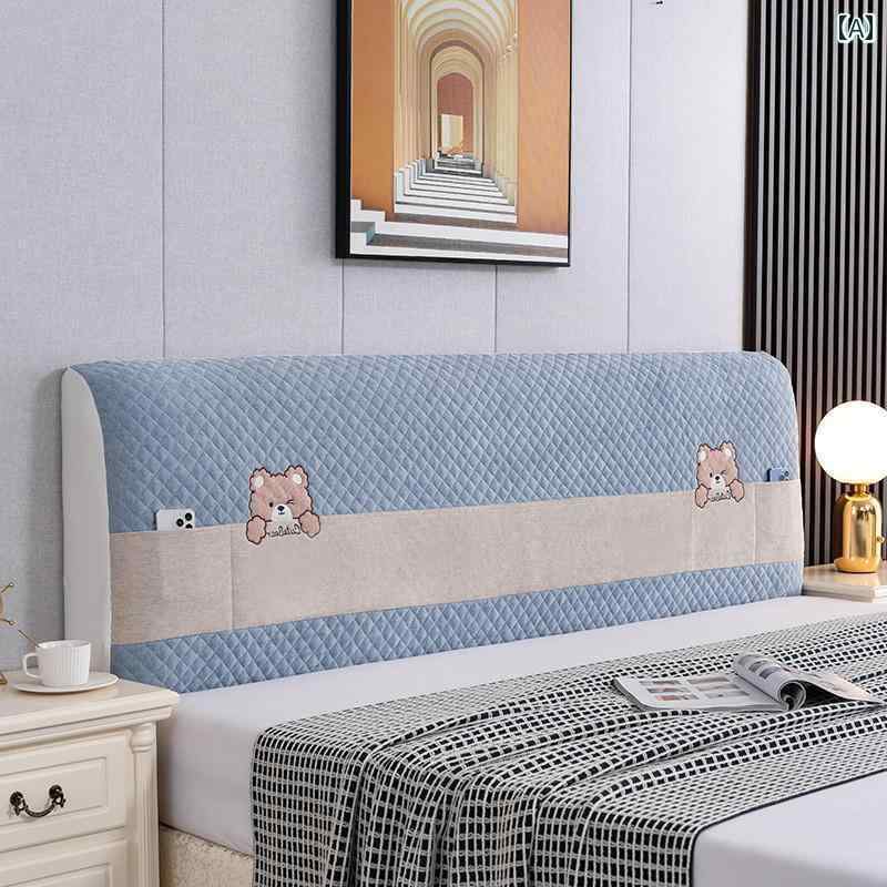 おしゃれ ベット ヘッド カバー 高級 ベッド サイド 布 カバー 醜さを 隠す アーティファクト 厚手 木..