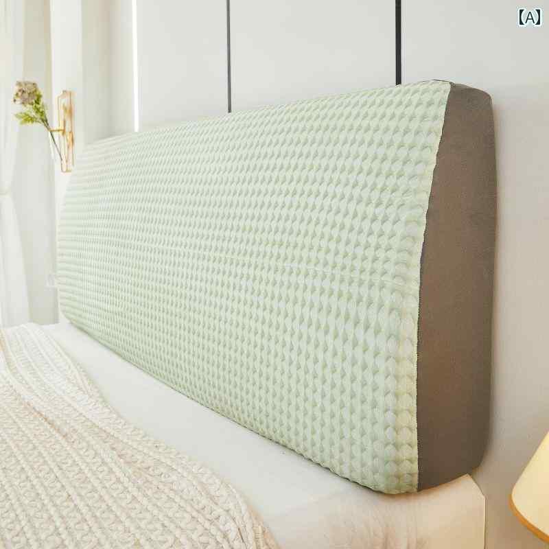 おしゃれ ベット ヘッド カバー ベッド サイド ソフト カバー 2025新 フルレザー 木製 バック 防塵 変..