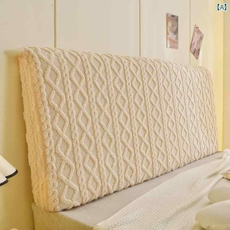 ベッド ヘッド カバー 秋冬 柔らかい 背もたれ 木製 変形 醜い 厚手 衝突 防止 15メートル 布