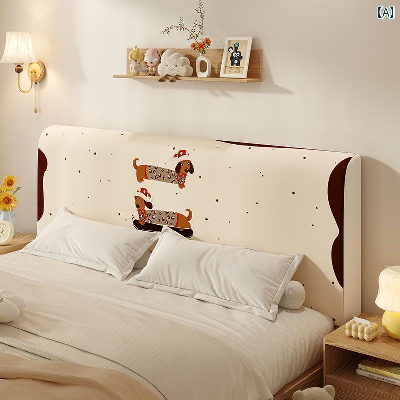 ベッド ヘッド カバー ユニバーサル オール シーズン 木製 クッション ソフト パック 保護 2025 厚手 ..