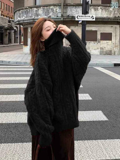 レディース トップス かわいい ブラック ハイネック ツイスト セーター プルオーバー レディース 厚手 冬 ゆったり スタイル トップス 高級 ニット アウターウェア レディース トップス かわいい ブラック ハイネック ツイスト セーター プルオーバー レディース 厚手 冬 ゆったり スタイル トップス 高級 ニット アウターウェア