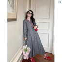 レディース ワンピース かわいい 太い mmの 特大 サイズ 300 斤の フランスの 高級 花柄 長袖 ワンピース レディース 秋冬 ウエスト 痩せ ファッシ...