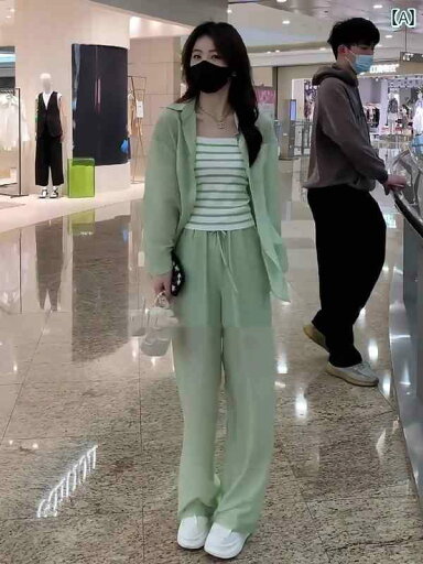 かわいい 春夏 夏服 スタイル 2025夏の 日焼け防止 シャツ ジャケット ベスト ズボン スリーピーススーツ レディース 一式 かわいい 春夏 夏服 スタイル 2025夏の 日焼け防止 シャツ ジャケット ベスト ズボン スリーピーススーツ レディース 一式