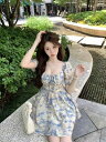帽子 オシャレ レディース メンズ 大きいサイズ フレンチ ティーブレイク 花柄 ドレス レディース 2025夏 スカート 太め mm お腹 カバー スリム a...