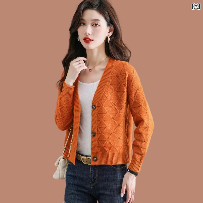 レディース パンツ オシャレ ショート 丈 アウター ウール ニットカーディガン レディース 春秋 ハイウエスト スカート 付き セーター コート ショール ス...