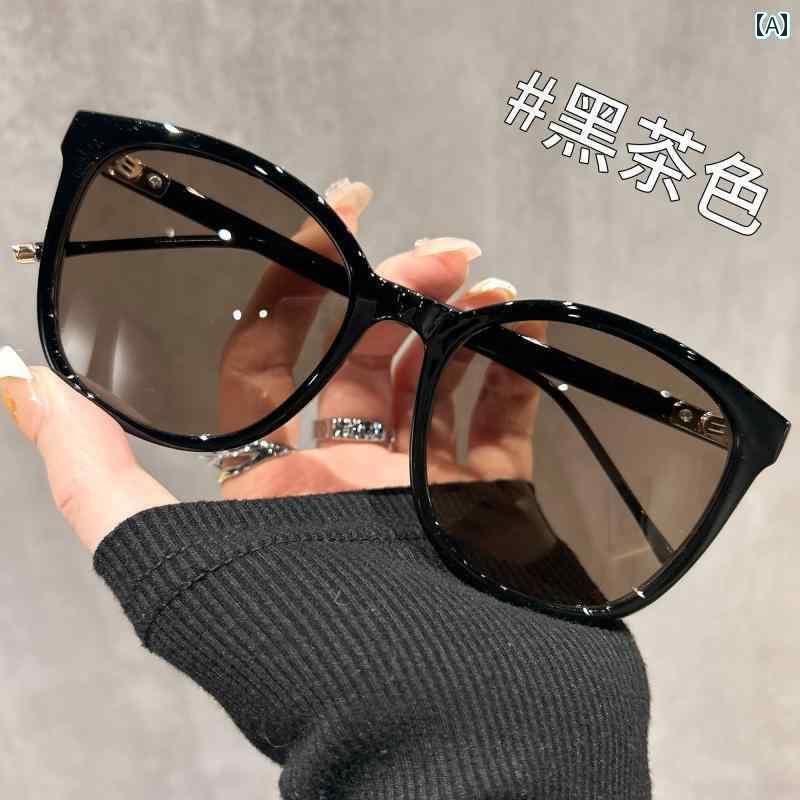 サングラス おしゃれ 眼鏡 レディース 大型 フレームの 反射 防止 ブラウン サングラスは 近視 大きい 顔 薄型 紫外線 運転用 サングラスと 合わせる ことが できます。