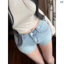 レディース スカート かわいい 韓国 レトロ ダメージ 加工 ローウエスト ヒップ ショート パンツ レディース 夏 2025年 小さめ タイトヒップ デニム ...