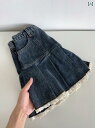 レディース スカート ショートパンツ とても かわいい レトロ デニム ショート スカート レディース 夏の ハイウエスト ハーフ aライン パンツ スカートの