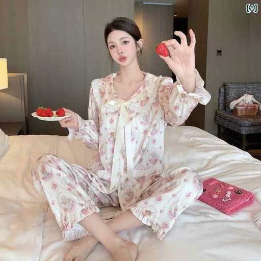 レディース ルームウェア かわいい 2025年 レディース パジャマ 春秋 スタイル 冷感 長袖 かわいい 女の子 アウトドアウェア 高級 ホームウェア スーツ レディース ルームウェア かわいい 2025年 レディース パジャマ 春秋 スタイル 冷感 長袖 かわいい 女の子 アウトドアウェア 高級 ホームウェア スーツ