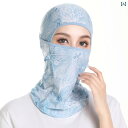 帽子 オシャレ レディース メンズ 夏の 女性 用 冷感 日焼け防止 ヘッド ギア 帽子 フルフェイスマスク 薄型 フェイスプロテクター サイクリング ネック ...