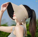帽子 オシャレ レディース メンズ アップグレード 大型の ショール 空 トップハット UV フェイスカバー ベルベット ブラック グルー サンハット 女性 夏...