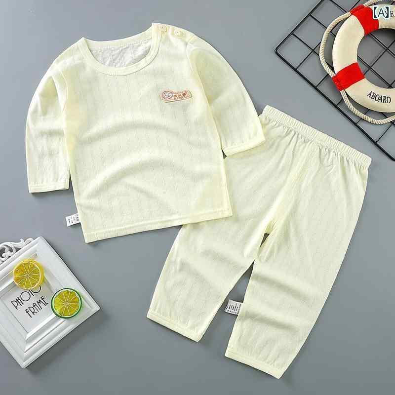 ウエストバック ウエストポーチ ランニング ベビー パジャマ 綿 スーツ 夏 赤ちゃん 子供 薄手 長袖 家..