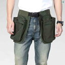 ウエストバック ウエストポーチ ランニング 登山や 建設 現場での 作業に 適した ポケット 付きの な アウトドア 多機能 ジッパー 付き ロード スポーツ ...