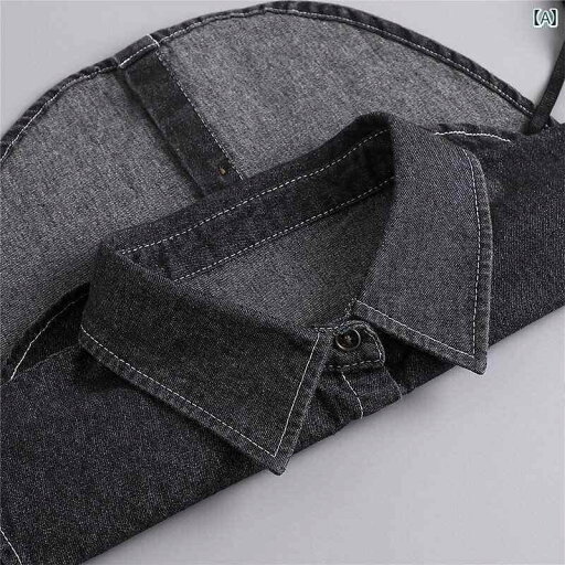 レディース トップス オシャレ 春 ウォッシュ 加工 デニム フェイク カラー シャツ 尖った 丸い マッチング セーター 装飾 レディース トップス オシャレ 春 ウォッシュ 加工 デニム フェイク カラー シャツ 尖った 丸い マッチング セーター 装飾