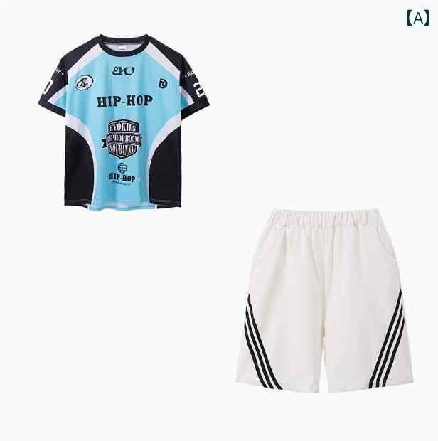 ダンス衣装 セットアップ ヒップ ホップ ジャズ ダンス ガール コスチューム ストリート ダンスコスチ..