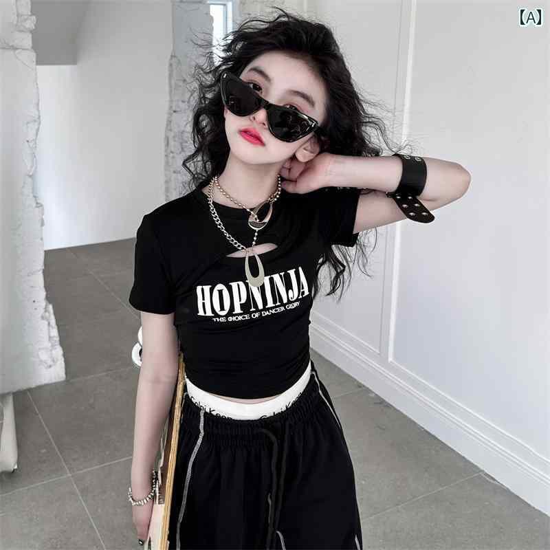 ダンス衣装 セットアップ 女の子 ジャズ ダンス ファッション 服 カジュアル スポーツ パンツ エクササ..