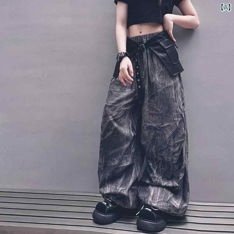 ダンス衣装 セットアップ ワイドパンツ 子供用 ヒップ ホップ パフォーマンス 服 女の子用 ジャズ ダン..