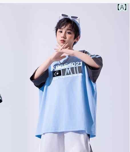 ダンス衣装 セットアップ ワイドパンツ 子供用 ストリート ダンス ジャズ 衣装 ヒップ ホップ ホップの..