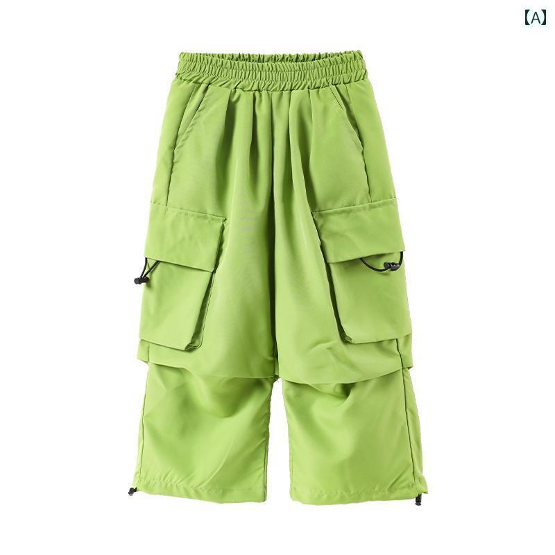 ダンス衣装 セットアップ ワイドパンツ 女の子 ジャズ ダンス 衣装 の 子供用 ストリート 練習用 スー..