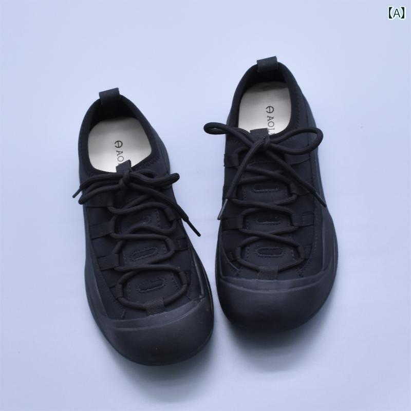 レディース スニーカー かわいい 2025 春 アウトドア レジャー レースアップ 厚底 スポーツ シューズ レディース ホワイト クリーク シングル