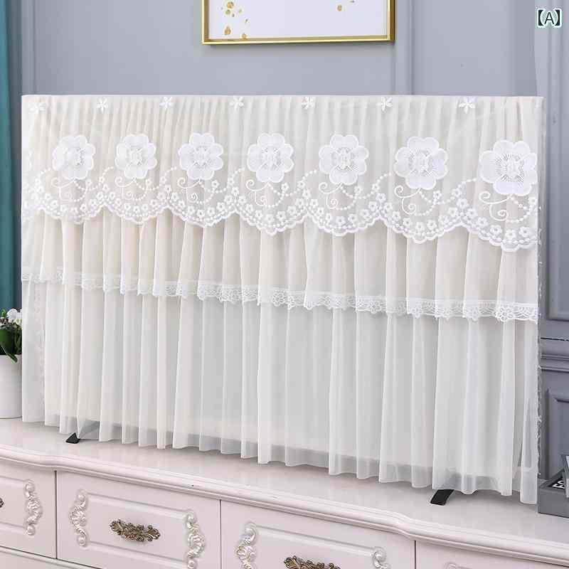 テレビカバー テレビガード オシャレ テレビ ダストカバー 2024年 新型 65インチ 75インチ 起動時 カバ..