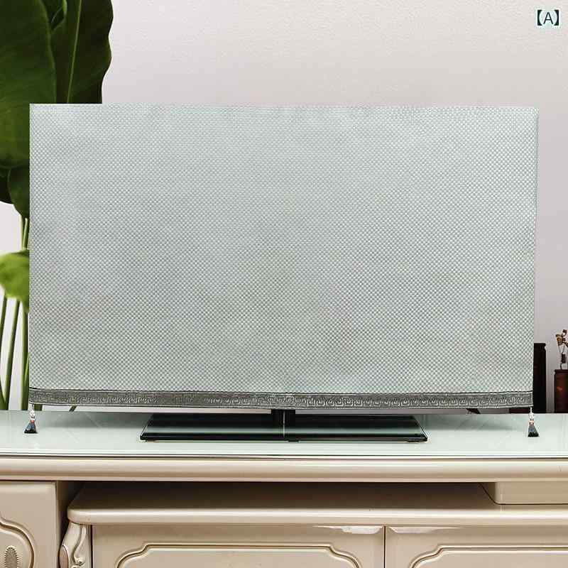 テレビカバー テレビガード オシャレ ラインストーンが ちりばめられた テレビ ダストカバー 液晶 65 /..