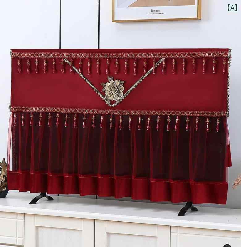 テレビカバー テレビガード オシャレ テレビ カバー テレビキャビネット カバーを 取り外す こと なく ..