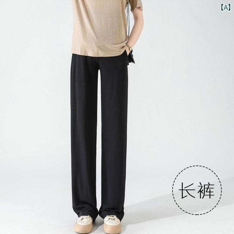 マタニティ マタニティパンツ 履きやすい 大きいサイズ マタニティ ワイド レッグ パンツ 夏 薄手 冷感..