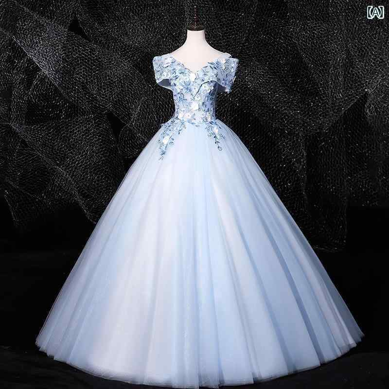 パーティードレス ドレスワンピース ロングワンピース 新 司会者 イブニングドレス ワンショルダー 美声 ソロ 芸術 審査 ふくらみ スカ..