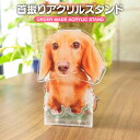 ペット オリジナル 首振り アクリル スタンド アクスタ オーダーメイド 犬 猫 愛犬 愛猫 文鳥 うちの子 家族 写真 きりぬき フォト 名入れ メッセージ ...