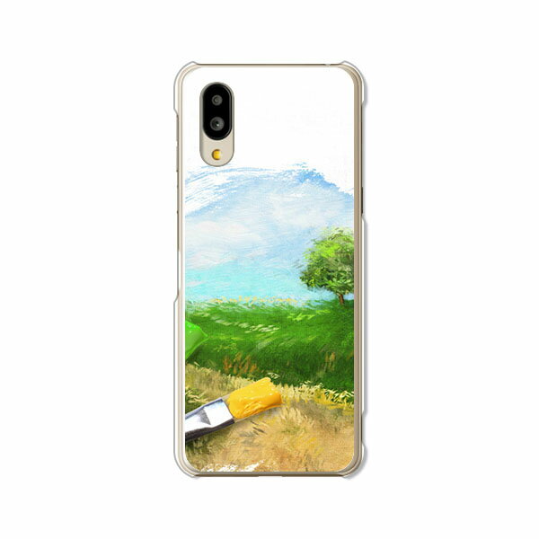 【送料無料】BASIO active SHG09 / basio active2 shg12 au ベイシオ アクティブ shg09 アクティブ2 SHG12 クリアハードケース TPU ソフトケース カバー スマホケース【絵筆を取って】 shg09 shg12 スマートフォンカバー 携帯ケース