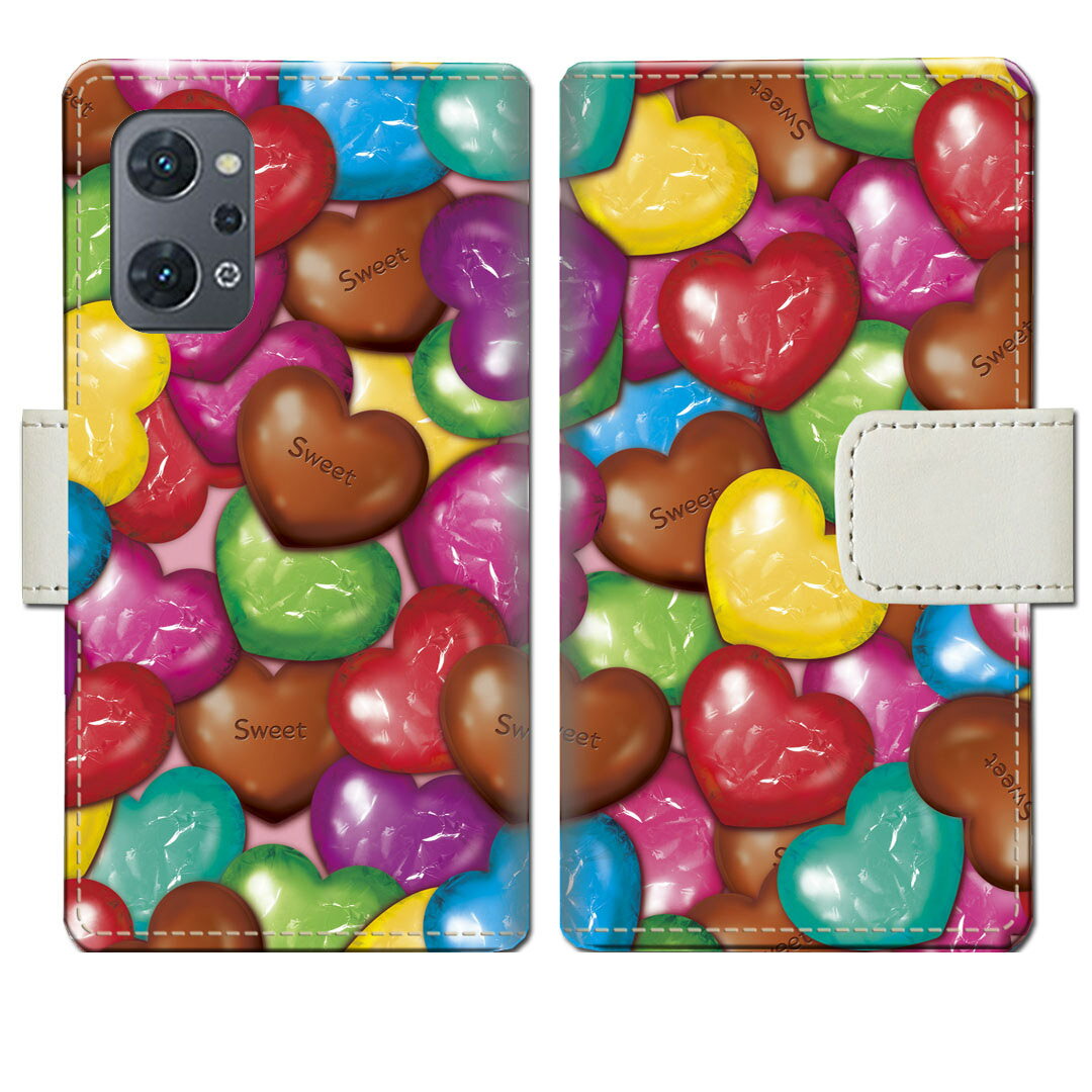 【送料無料】OPPO Reno 7A / 9A オッポリノ 9a 7a ケース手帳型 カバー ケース 手帳 手帳型 スマホケース スマホカバー 【CHOCOLATEデザイン】