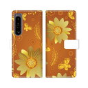 Xperia 1 IV SO-51C SOG06 xperia 1 4 sog06 so51c docomo au スタンド機能 携帯ケース 手帳型 カバー ケース スマホ 手帳 手帳型 スマホケース スマホカバー 花柄 秋 美しい コスモス 【秋桜デザイン】