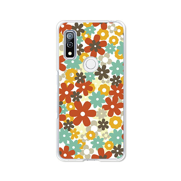 【送料無料】docomo arrows We F-51B au FCG01 softbank A101FC クリアハードケース TPU ソフトケース カバー スマホケース【フラワーFLASH】 アローズ ウィー スマートフォンカバー　携帯ケース