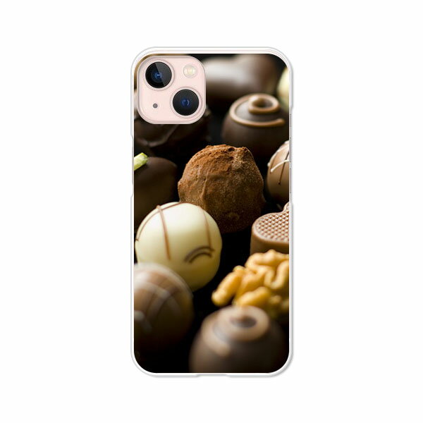 【送料無料】iPhone13 アイフォン13 docomo au softbank クリアハードケース TPU ソフトケース カバー スマホケース【チョコレートアソート】 iphone13 スマートフォンカバー 携帯ケース