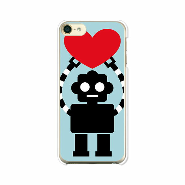 apple iPod touch6 クリアハードケース/カバー 　【送料無料】【I愛Robot】アイポッドタッチ 第6世代 スマートフォンカバー・ケース