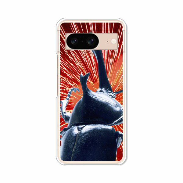 乐天商城 - 【送料無料】Google Pixel 8 グーグルピクセル8 docomo au softbank クリアハードケース TPU ソフトケース カバー スマホケース【I am KING（カブトムシ）】 google pixel 8 スマートフォンカバー