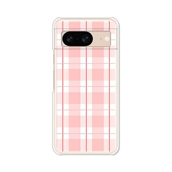 【送料無料】Google Pixel 8 グーグルピクセル8 docomo au softbank クリアハードケース TPU ソフトケース カバー スマホケース【ピンキーチェック】 google pixel 8 スマートフォンカバー