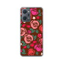 【送料無料】OPPO Reno 7A oppo reno 9a au ワイモバイル 楽天モバイル クリアハードケース TPU ソフトケース カバー スマホケース【薔薇】 オッポリノ7a 9A スマートフォンカバー 携帯ケース
