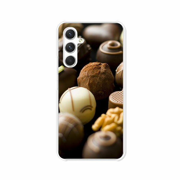 【送料無料】Galaxy A54 5G SC-53D SCG21 ギャラクシー a54 sc53d クリアハードケース TPU ソフトケース カバー スマホケース【チョコレートアソート】 galaxy a54 5g sc-53d スマートフォンカバー　携帯ケース