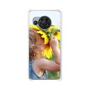 【送料無料】AQUOS R8 SH-52D クリアハードケース TPU ソフトケース カバー スマホケース【ひまわり】 docomo アクオス r8 sh52d スマートフォンカバー 携帯ケース