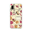 【送料無料】docomo AQUOS wish2 SH-51C aquos wish2 A204SH SHG08 クリアハードケース TPU ソフトケース カバー スマホケース【PARISストライプ】 スマートフォンカバー 携帯ケース