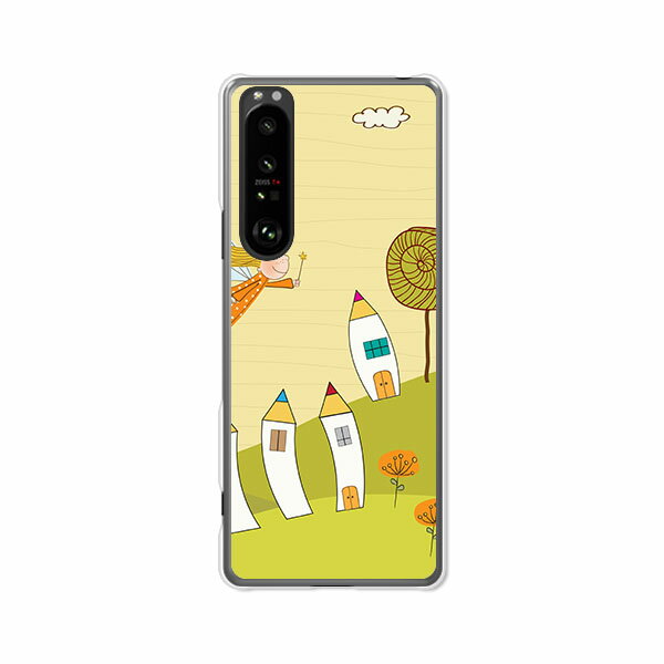 【送料無料】Xperia 1 III SO-51B docomo SOG03 au softbank クリアハードケース TPU ソフトケース カバー スマホケース【POPGirl】 xperia 1 iii so51b sog03 スマートフォンカバー　携帯ケース