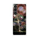 【送料無料】Xperia 1 V SO-51D SOG10 Gaming Edition XQ-DQ44 クリアハードケース TPU ソフトケース カバー スマホケース【花火:夏の終わりに】 xperia 1 v スマートフォンカバー 携帯ケース(2)