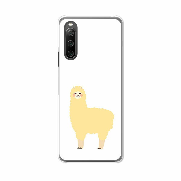 【送料無料】Xperia 10 IV SO-52C/SOG07 docomo au クリアハードケース TPU ソフトケース カバー スマホケース【アルパカ】 so52c sog07 スマートフォンカバー　携帯ケース