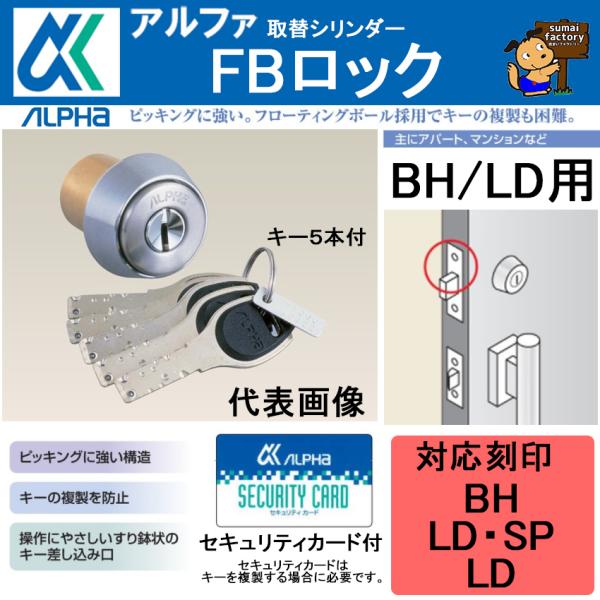 アルファ　FBロック　MIWA BH　LD 用
